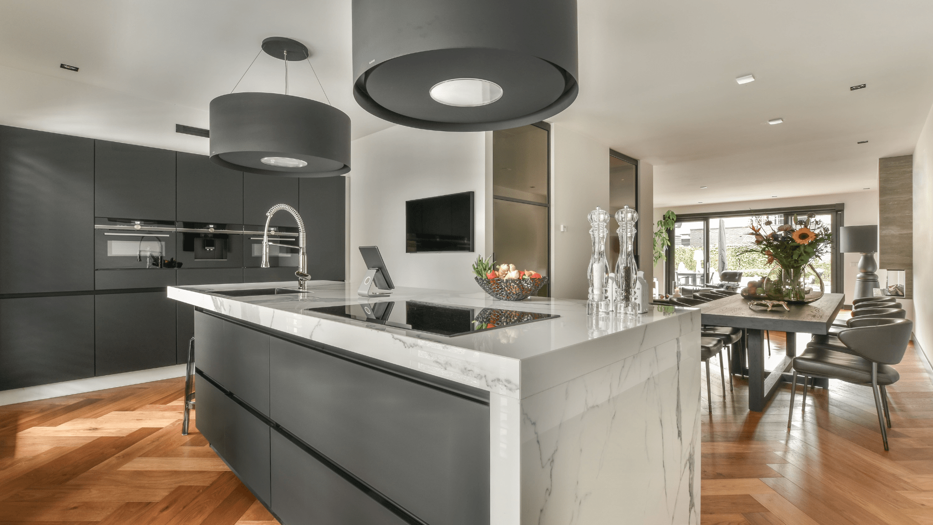 Cozinha Moderna com Ilha Central